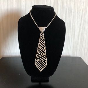 Crystal neck tie